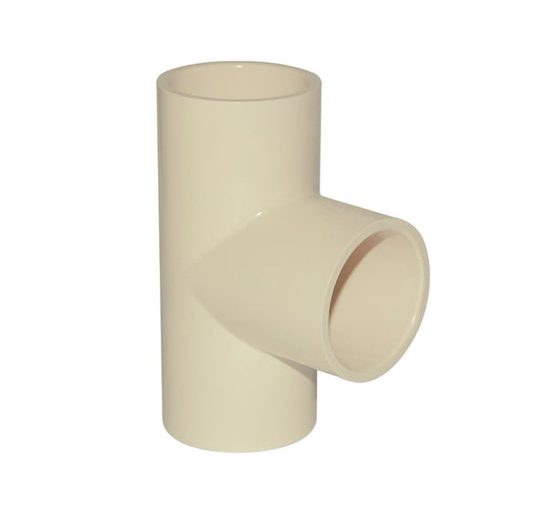 TEE REDUCIDA 3/4" X 3/4" X 1/2" CPVC CTS CRESCO BEIGE (Pieza)