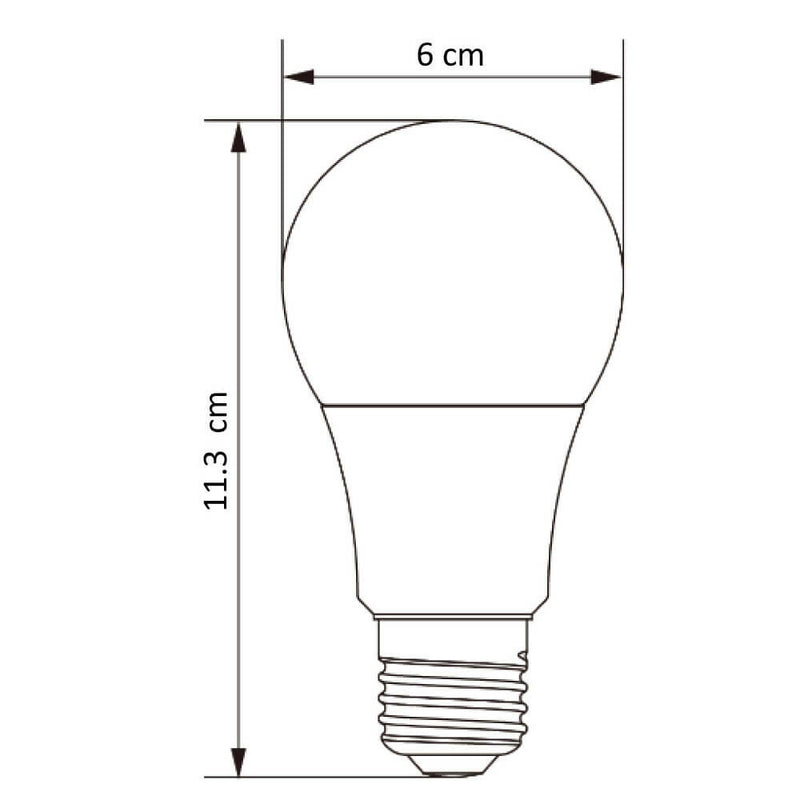 Foco Led Value Classic A60 8.5W/865 (PIEZA)