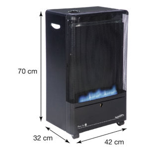 Calefactor flama azul portátil a gas LP (pieza)