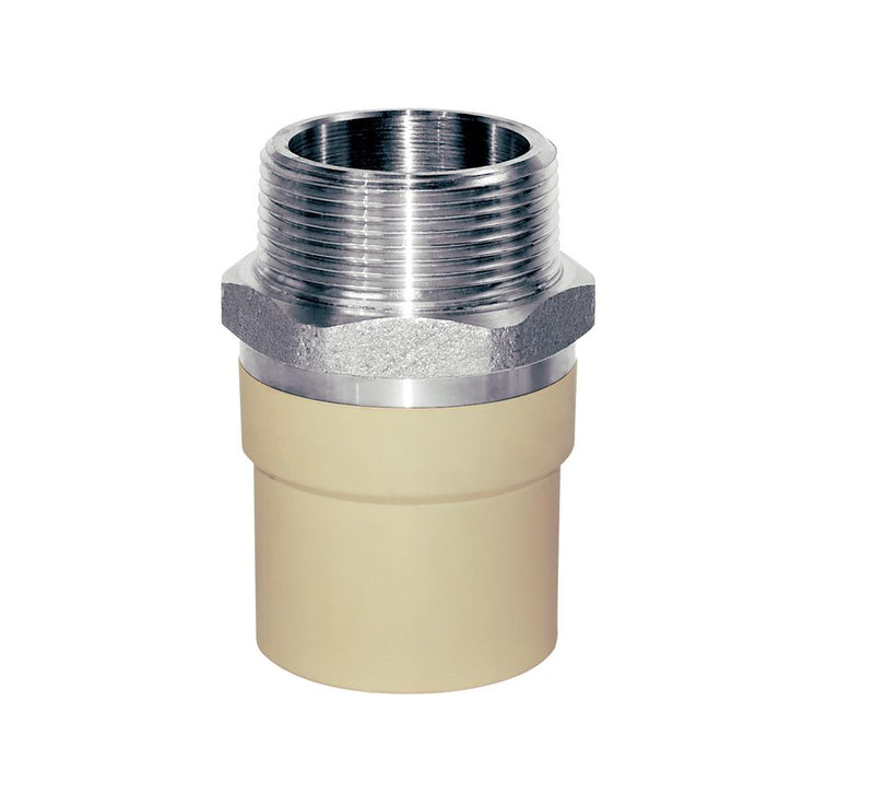 ADAPTADOR MACHO C/ INSERTO METALICO 3/4"  CPVC CTS CRESCO (Pieza)